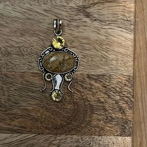 Picture Jasper Gemstone pendant